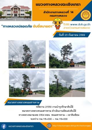 งานบำรุงรักษาตันไม้